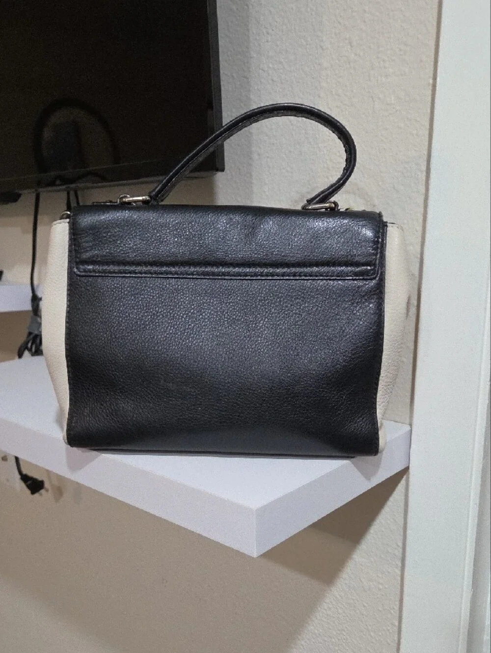 kate spade Black Pebbled Leather Top-Handle Satchel